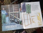 Nick ontwierp ook dit opbergrek.