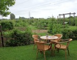 Een kijkje in de tuin voordat de cursus begint.